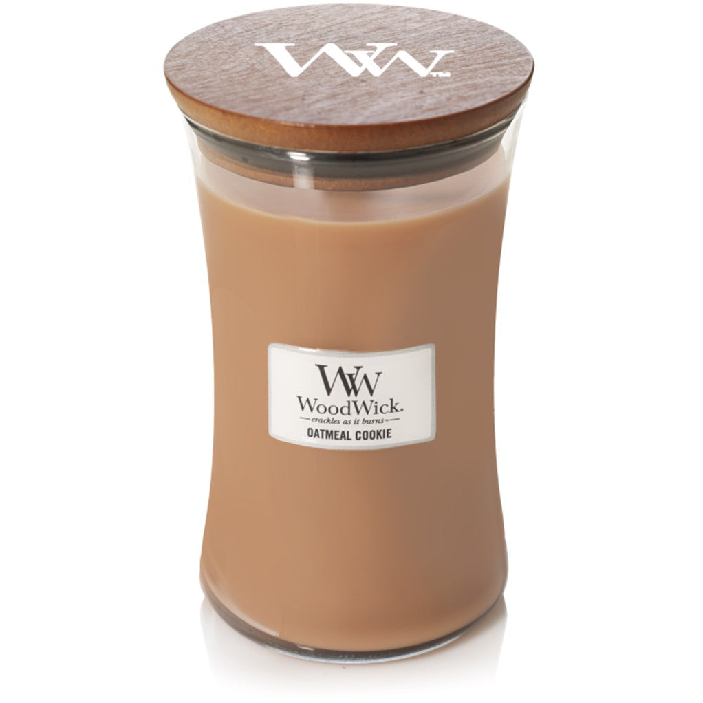 Woodwick Candle Fireside by Yankee Small Hourglass Jar 3.4 oz