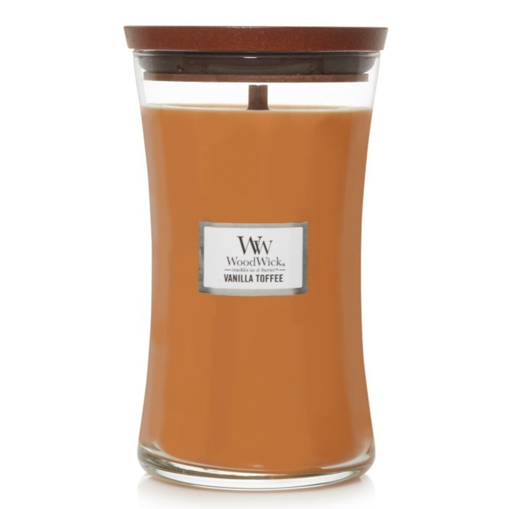 Woodwick Candle Fireside by Yankee Small Hourglass Jar 3.4 oz –