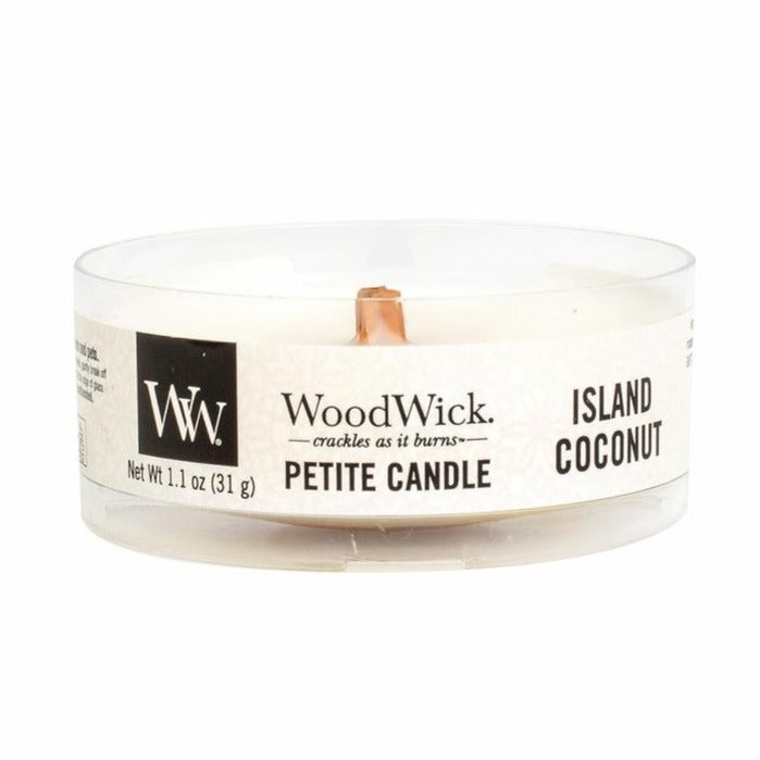 Woodwick Candle Fireside by Yankee Small Hourglass Jar 3.4 oz