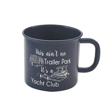 Load image into Gallery viewer, Enamelware Mug &quot;Yacht Club&quot; - Set of 4
