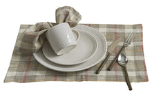 Load image into Gallery viewer, Lachlan Plaid Placemat - Set of 12
