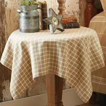Load image into Gallery viewer, Stoneboro Check Table Topper - Cream
