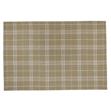 Load image into Gallery viewer, Fieldstone Plaid Placemat - Cream - Set of 4
